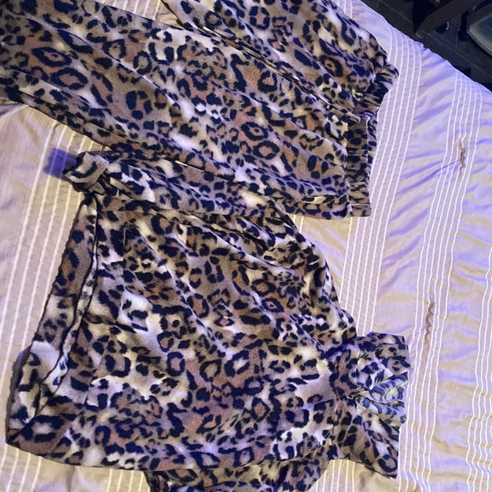 Two piece sweat suit